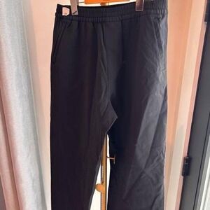 #234 OUTDOOR VOICES MEDIUM LIGHTWEIGHT JOGGERS- BLACK- BACK POCKET- Inseam